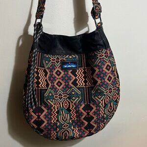 NWT Kavu Aztec Geometric Multicolour Shoulder Bag
